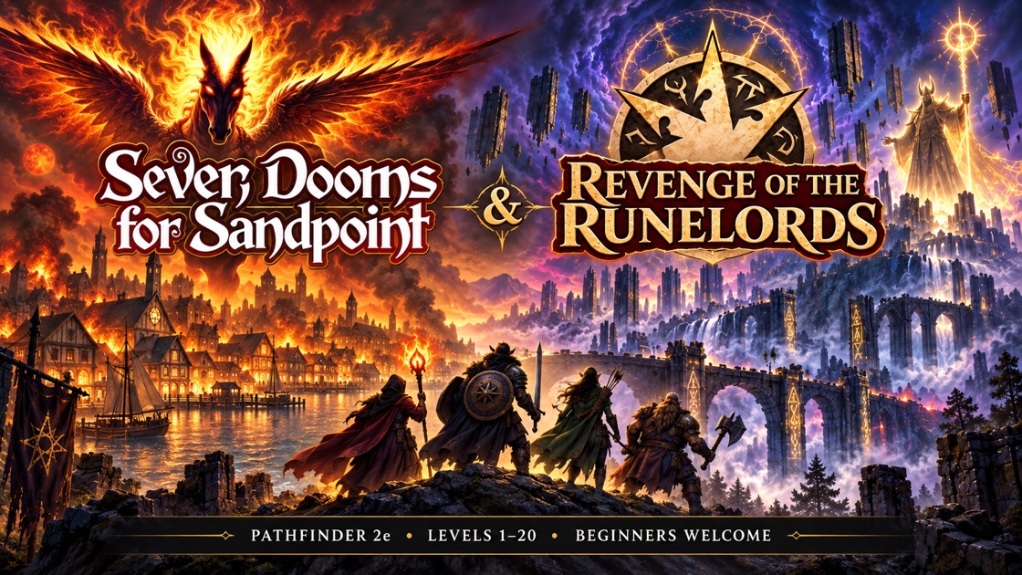 Seven Dooms to Revenge campaign artwork