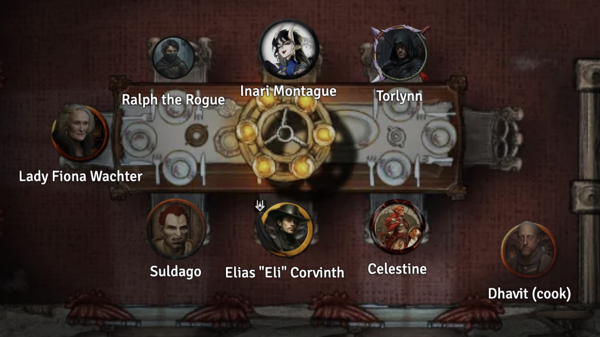Dinner in Barovia at Lex’s table